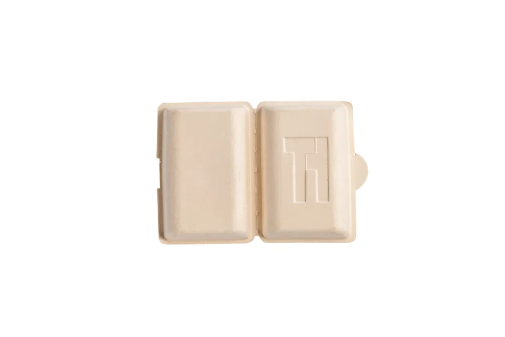 Molded Pulp Clamshell Box