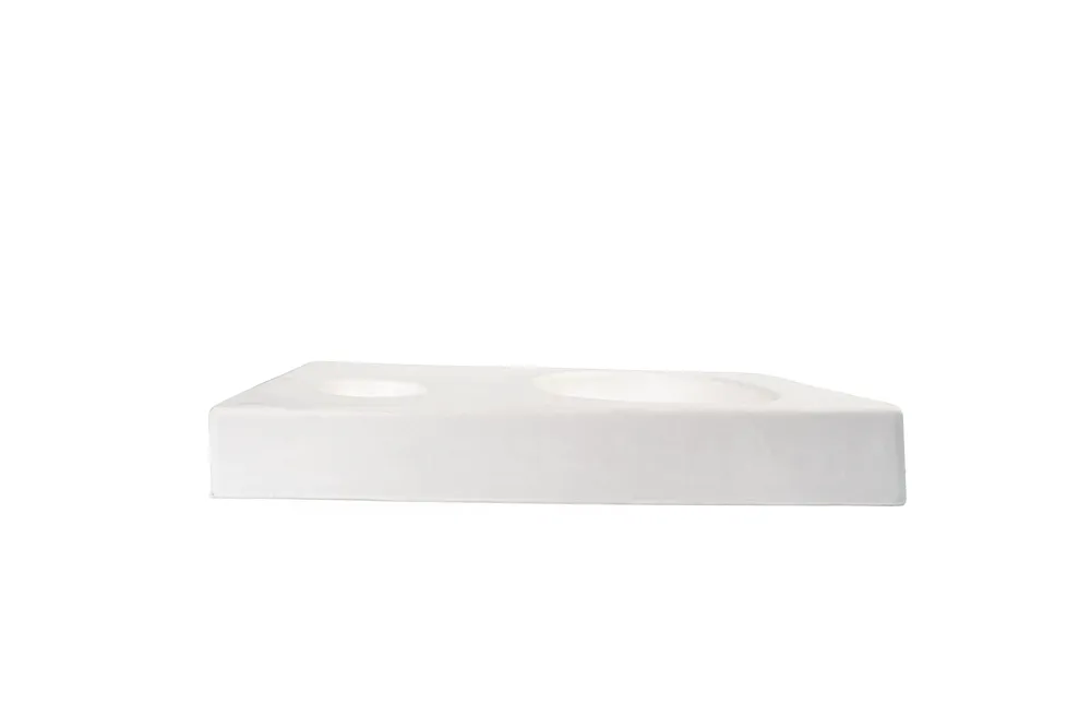 Dual-Slot Molded Pulp Tray
