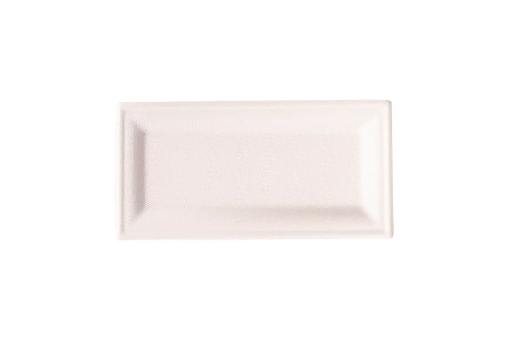 Rectangular Shallow Molded Pulp Tray