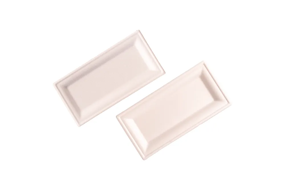 Rectangular Shallow Molded Pulp Tray