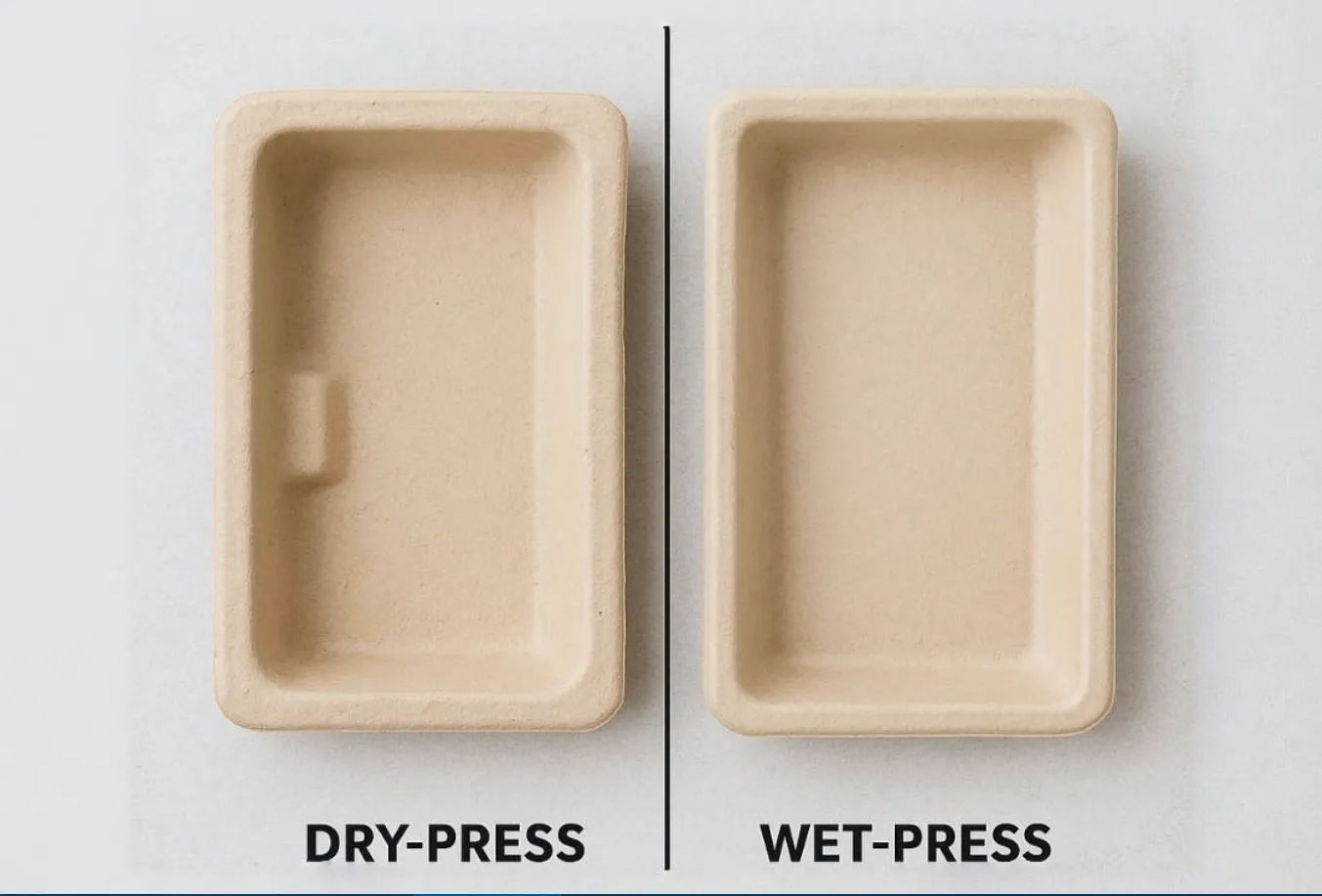 Cost Comparison: Dry-Press vs Wet-Press Molded Pulp Packaging